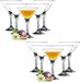 Glasmark Verres à cocktail - 12 pièces - Martini - 175 ml - Verre transparent