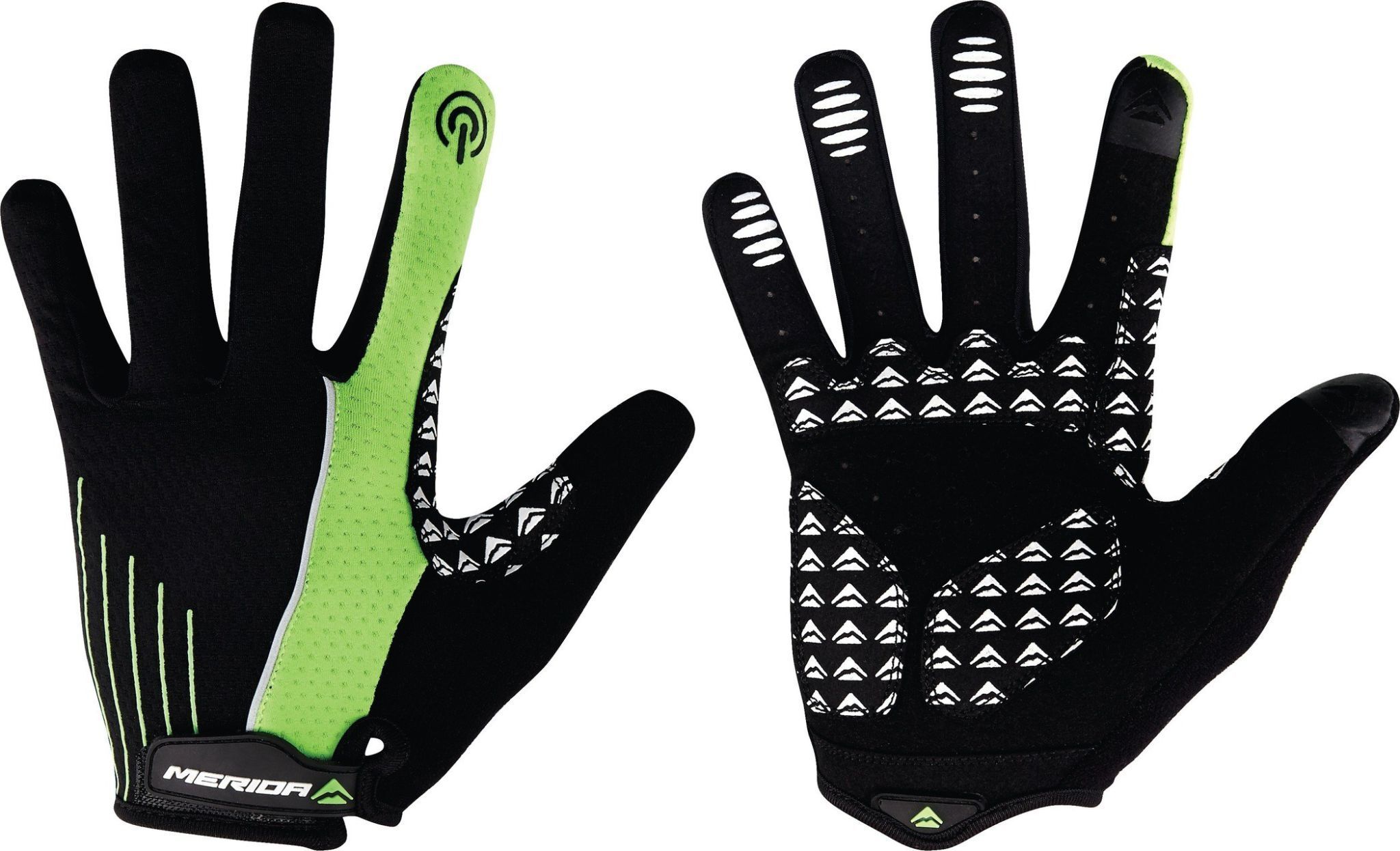 Merida Handschoenen Lang Zwart/Groen