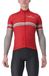 CASTELLI Retta LS Jersey fietsshirt met lange mouwen, Pompeian Red/Nikkel Gray, 3XL