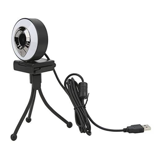 CHICIRIS HD-webcam, pc-webcam met autofocus, 360 graden draaibaar, 2,0 MP video voor onderwijsconferenties