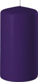 Enlightening Candles Bougie cylindrique/bougie pilier - violet - D6 x H10 cm - 36 heures de combustion