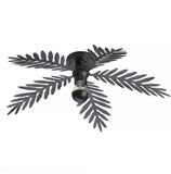 Naamloos Plafondlamp Palm 5 bladen Ø 60 cm zwart