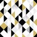 Homemania Tapijt, bedrukt, geometrisch patroon, antislip, voor woonkamer, slaapkamer, meerkleurig, van polyester, katoen, 100 x 150 cm