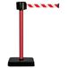 Novap Paal met band van 12 m - Rood-witte band - Mobiele sokkel