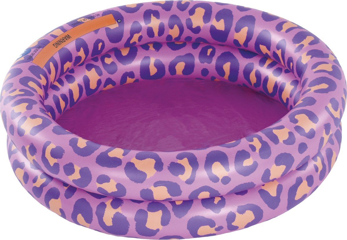 Swim Essentials Baby Zwembad Paars Panterprint 60 cm