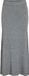 VILA VIRIL ANKLE KNIT SKIRT NOOS Dames Rokken Medium Grey Melange XXL