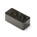 FAMATEL 2502-N - socle 2 prises TT noir