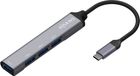 AISENS A109-0541 interface hub USB 3.2 Gen 1 (3.1 Gen 1) Type-C 5000 Mbit/s Grijs