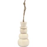 Creativ Company Kerstbal Hout Beige 1 stuk(s)