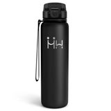Motswedi Thermosfles, 500 ml, 24 uur koud en 12 uur warm, thermosfles, 6 rietjes, roestvrij staal, lekvrij, voor sport, wandelen