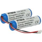 Vhbw 2x Batterie Compatible Avec Datalogic Gryphon Gm4130-wh-433k2 Rbp-gm40, Gm4400, Gm4430 Scanner De Code-barre Pos (2200mah, 3,7v, Li-ion)