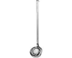 HENDI Soeplepel – non-drip schenkrand – extra zwaar roestvaststaal – 0,5L – vaatwasmachinebestendig