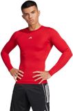 adidas Techfit Tee Manches Longues Rouge - Taille XL