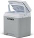 Non-branded Small 12-volt refrigerator for car, boat and recreation, 27 liters, grey