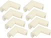 AMIG Hoekbeschermers - wit - 12 stuks - rubber