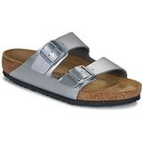 Birkenstock Arizona BS Slippers - Zilver - Regular Fit - Maat 39 - Dames