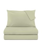 COMPLETE KASANOVA COMPLETE TWEEPERSOONSBEDSET EFFEN GROENE KLEUR