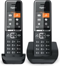 Gigaset COMFORT 550 duo - Draadloze telefoon - Zwart