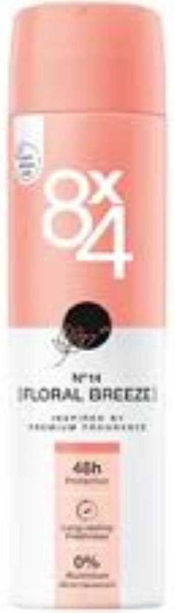 8x4 8 x 4 Deospray – No.14 Floral Breeze 150 ml