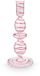Pip Studio - Kandelaar - Roze kaarsenhouder - Glas Swirl - 20cm