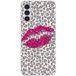 Samsung Bedrukt siliconen hoesje compatibel met Samsung Galaxy A14 5G, Samsung Galaxy A14 4G baiser leopard