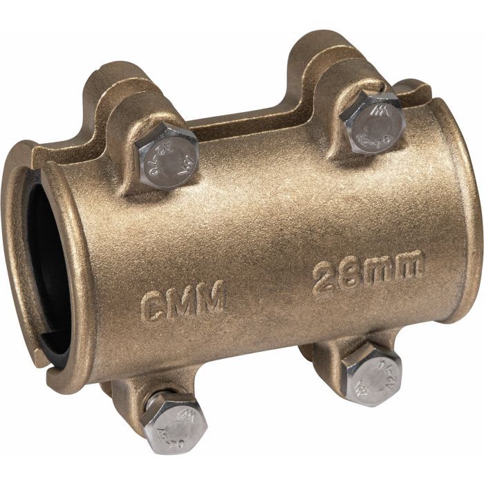 Cornat Reparatieklem 28mm Messing - T535028