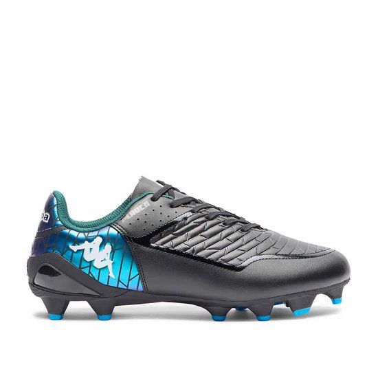 Kappa Kombat Player Base FG Voetbalschoenen Heren Zwart/Blauw Maat 40