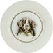 Boerenwinkel Ontbijtbord - Aardewerk - Wit Hond - Rond - Ø21 cm