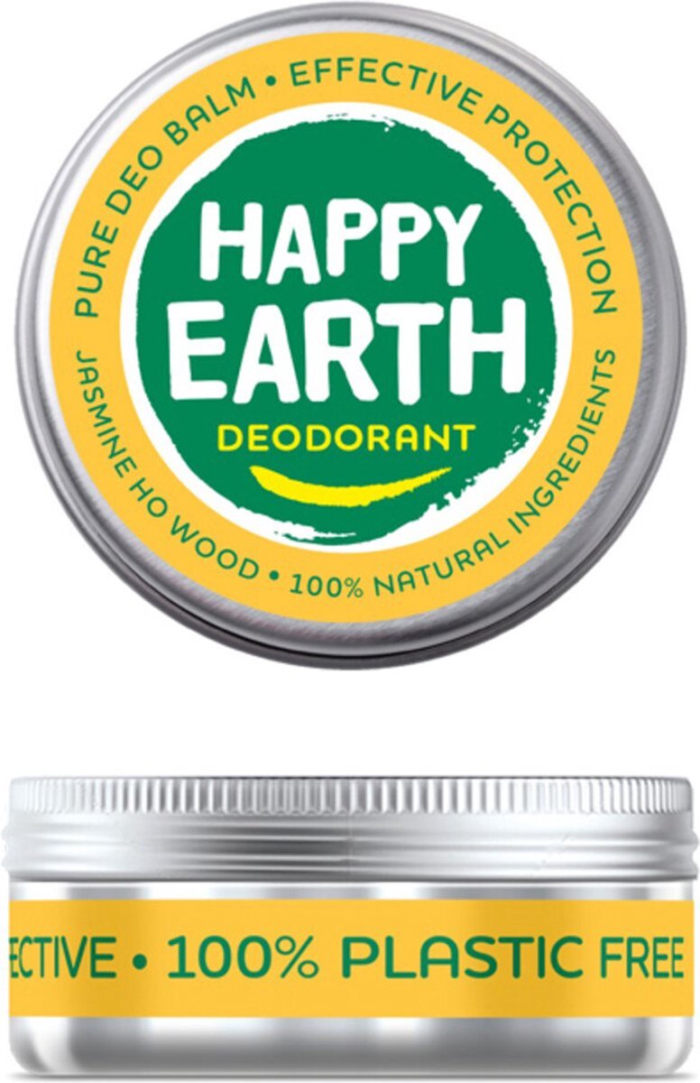 Happy Earth Pure Deo Balm Jasmine Ho Wood