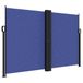 VidaXL Pare-soleil rétractable 160x1200 cm Bleu