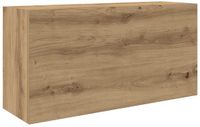 vidaXL Badkamerwandkast 80x25x40 cm bewerkt hout artisanaal eikenkleur