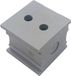 TRU COMPONENTS KT 2/4 passe-câble rainuré Ø de serrage (max.) : 4 mm élastomère gris 1 pièce(s)