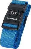 Travelhawk Kofferriem met Cijferslot - Blauw