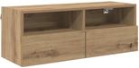 vidaXL Meuble TV 80 x 30 x 30 cm Artisan Chêne Bois d'ingénierie