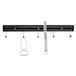 Weis Magnetic Rack, Zwart/Zilver, 45 x 4,2 x 1 cm