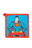 Excelsa Superman pannenlappen voor de keuken, 20 x 20 cm, voering van 100% katoen, vulling van polyester