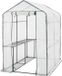 en.casa H.T. Trade Service GmbH & Co. KG Tuinkas Oosterhout met 4 planken 120x186x190 cm