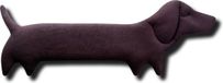 Leschi Coussin chauffant Winston the Dog - Aubergine
