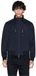 A|X ARMANI EXCHANGE Essentiel, à capuche amovible avec cordon de serrage, logo sur le côté, manteau pour homme, noir.