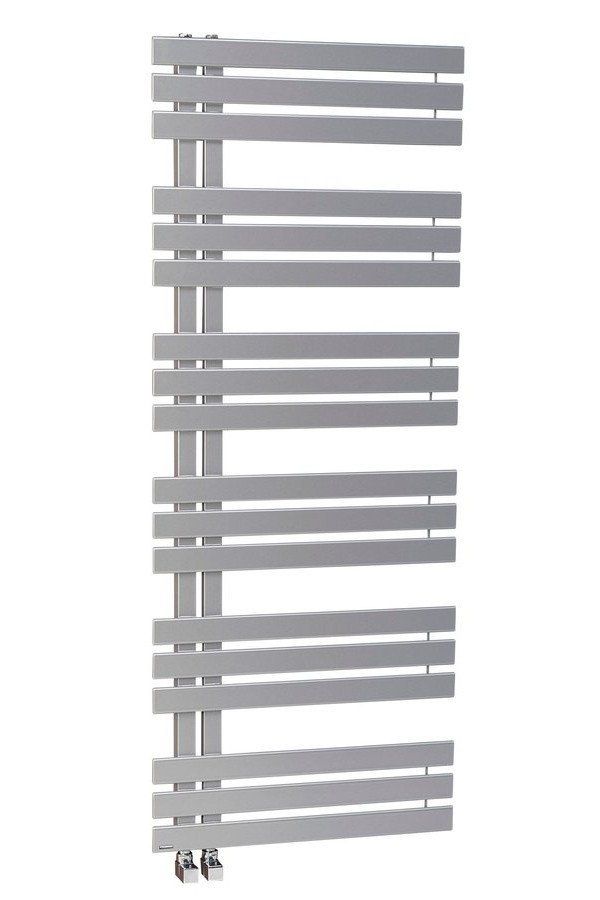 Sapho SILVANA Handdoekradiator 600x1500mm, metallic zilver