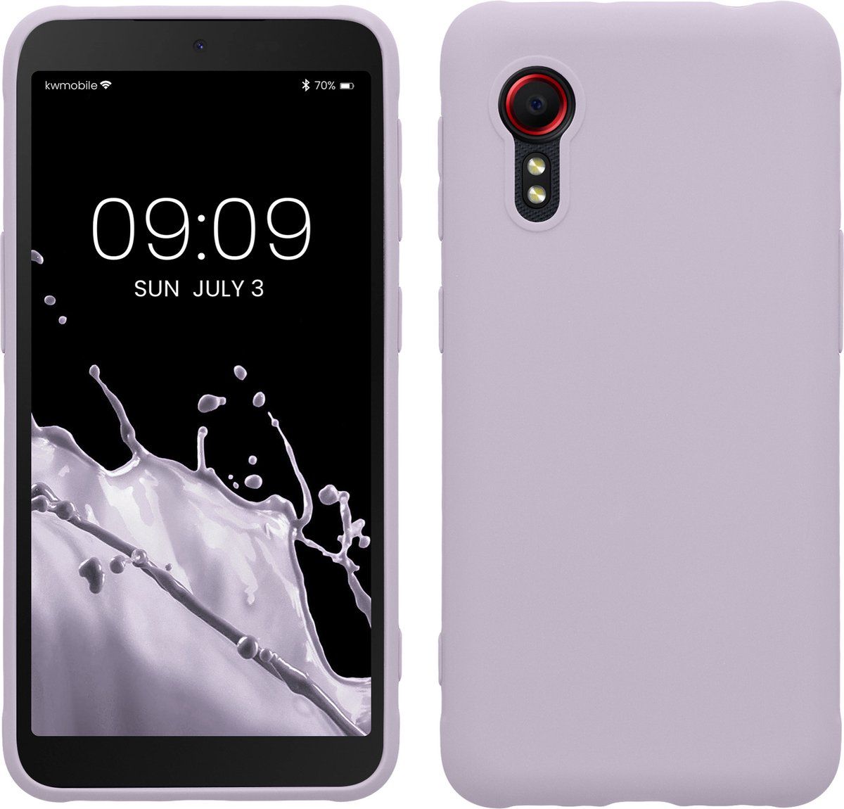 kwmobile Samsung Galaxy Xcover 5 hoesje - Zachte case in lavendel