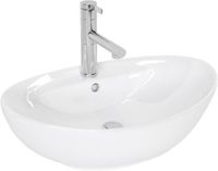 REA Cindy Opzetwastafel Wit 58,5x39 cm