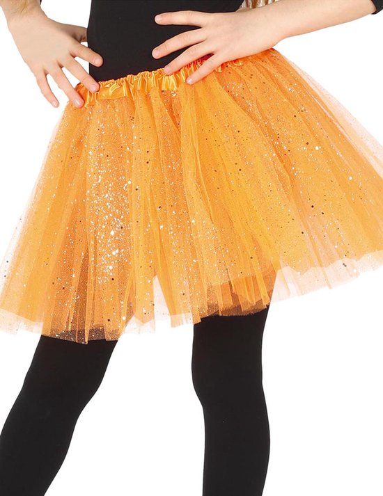 Fiestas Guirca Tutu Oranje Kindermaat - One Size - Unisex