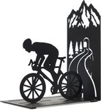 Balvi Boekensteun Wielrenner Fietser Metaal Zwart Le Tour