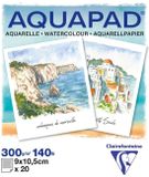 Clairefontaine Aquapad - Aquarelpapier - 9x10,5 cm - 300 g - 20 vel