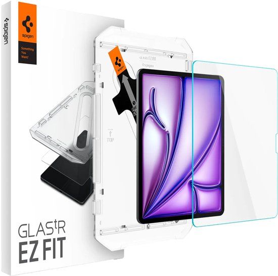 Spigen GLAS.tR EZ Fit Screen Protector for Apple iPad Air 13-inch (2024) - Tempered Glass - 1-Pack
