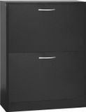 Homcom Schoenenkast MDF Zwart 60x24x80cm