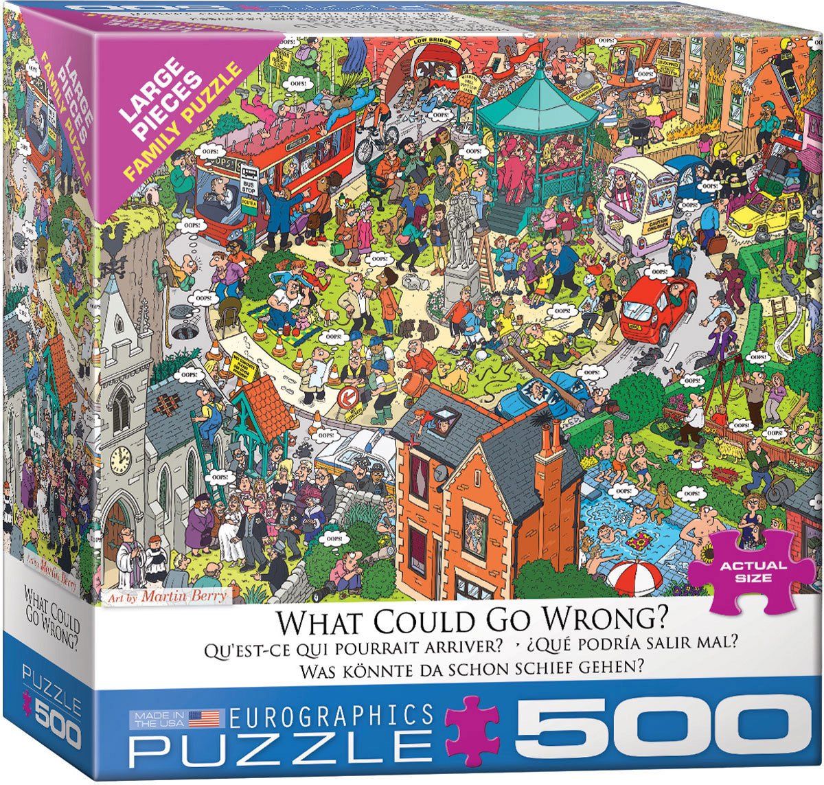 Eurographics Wat kan er fout gaan? door Martin Berry 500-delige puzzel