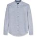 OLYMP Casual Regular Fit Linnen Overhemd blauw, Gestreept