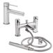 Hudson Reed robinet de lavabo et robinet de baignoire-douche avec douchette - Chrome moderne